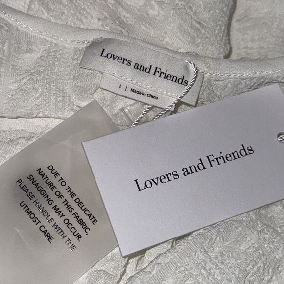 NWT Lovers & Friends LAGUNA BAY MAXI DRESS White Revolve Large - Picture 11 of 13